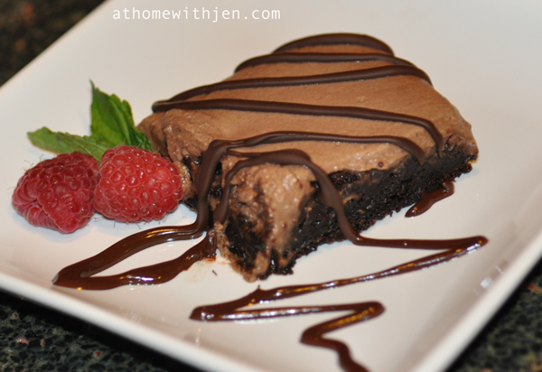 Brownie mousse