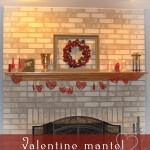 Valentine Mantel Decor