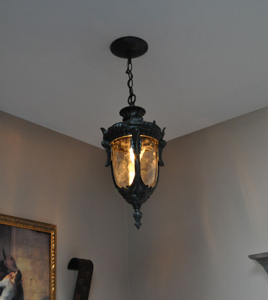 Bathroom chandelier