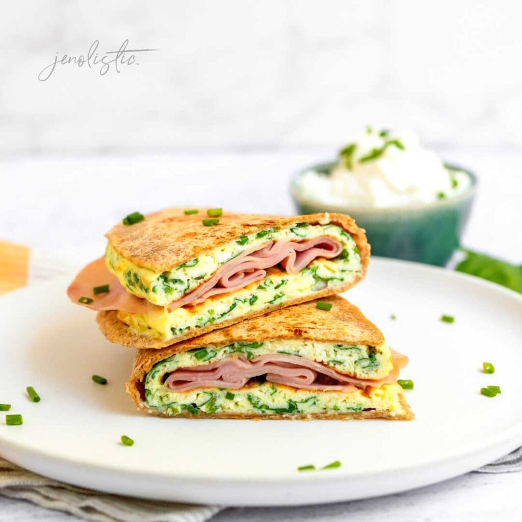 Green Eggs Ham Tortilla