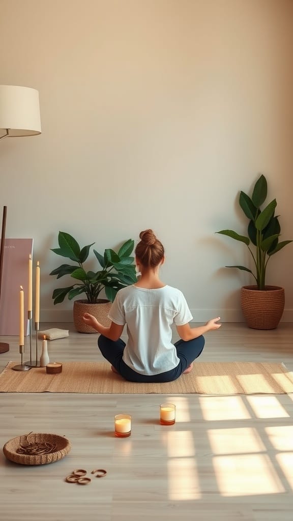 mindful meditation session