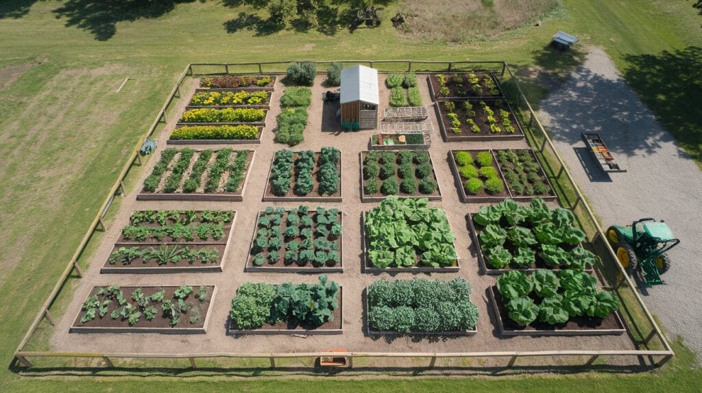 an aerial photo of a meticulously organi wPeVEz4RS4OvjKFpgS2K4w h4GhMlDHSvCePho3OfP HA