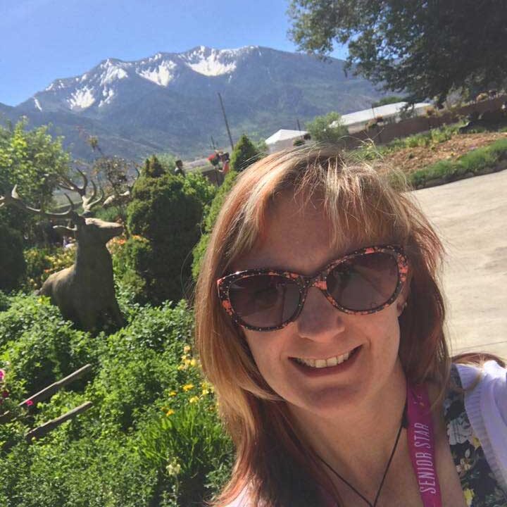 Me on the Young Living Lavendar Farm