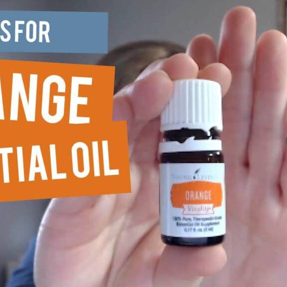 youtube thumbnail - orange essential oil